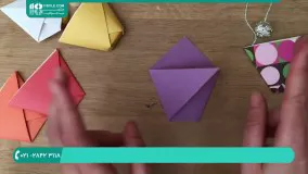 آموزش ساخت اوریگامی لیوان سه بعدی با مقوا