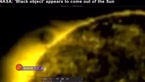 خروج یک کشتی فضایی از خورشید