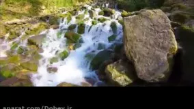 طبیعت آبشار آب پری