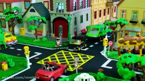 ماشین بازی کودکانه : اتوبوس مدرسه به کارواش می رود