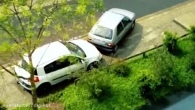 20 صحنه تصادف راننده های ناشی هنگام خروج از پارک