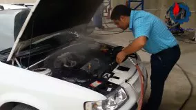 بخارشویی خودرو با دستگاه ژنراتوری