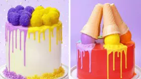آموزش دیزاین کیک و شیرینی : ۱۲ تزیین جالب برای کیک