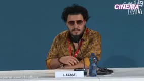 جواد عزتی در نشست خبری «خورشید» در جشنواره ونیز