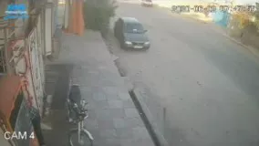 لحظه سرقت یک موتورسیکلت در اهواز در چند ثانیه