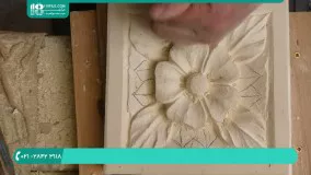 گوهر تراشی و طراحی گل رز سه بعدی روی سنگ