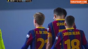خلاصه بازی رئال سوسیداد ۱(۲) - بارسلونا ۱(۳)