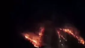 آتش سوزی جنگل‌ های حیران وارد ایران شد ؛تردد بین اردبیل آستارا ممنوع شد