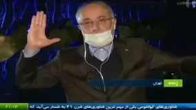 حرکات جالب علی‌اکبر صالحی در برنامه خبر تلویزیون