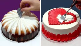 ایده های خلاقانه کیک آرایی با طرح قلب