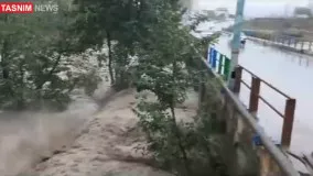 بارش بی‌ سابقه باران سیلابی در مازندران