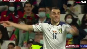 خلاصه بازی پرتغال 1 - صربستان 2