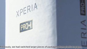 حذف شدن پلاستیک از بسته بندی سونی اکسپریا پرو آی - Xperia Pro-I