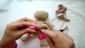 بافت عروسک حیوانات-عروسک بافی -آموزش قلاب بافی فیل