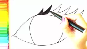 آموزش نقاشی طراحی چشم :: طراحی آسان چشم