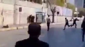 ویدئوی جعلی سنگ‌ پرانی معترضان در اصفهان