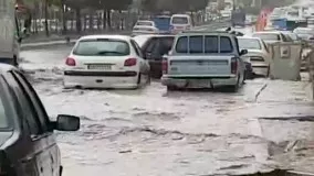 آب گرفتگی در شرق تهران به گرفتاری های مردم دامن زد