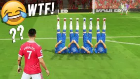 لحظات خنده دار در بازی FIFA 22