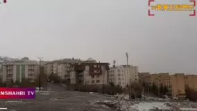بارش اولین برف پاییزی در تهران و کرج ۲