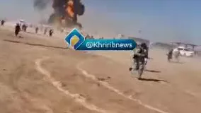 آتش‌ سوزی گسترده در مرز افغانستان با ایران