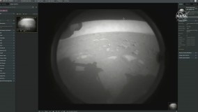 اولین تصویر دریافتی از سطح سیاره سرخ در ماموریت مریخ نورد استقامت