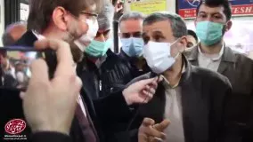 واکنش تند احمدی‌ نژاد به سخنان حداد عادل