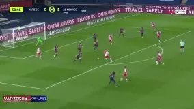 خلاصه بازی پاری‌سن‌ژرمن ۰ - موناکو ۲