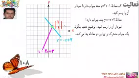 درس سه فصل شش ریاضی نهم دستگاه معادله خطی مدرس میروحید طلوعی