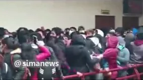 ازدحام دانش آموزان در بولیوی حادثه آفرید