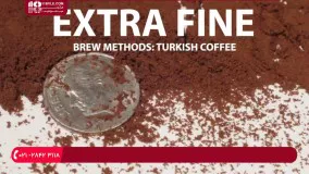 آموزش تعمیر اسپرسوساز- اندازه ی آسیاب به روش دم کردن قهوه