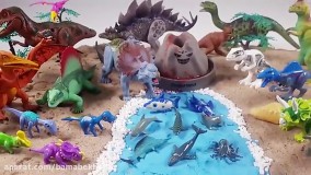 بازی کودکانه - دایناسور ها در جزیره آتشفشان