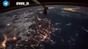 چهره واقعی زمین از ایستگاه فضایی ISS