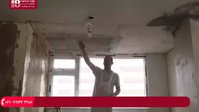 آموزش نصب کاغذ دیواری - تکرار الگوی کاغذ دیواری سقف