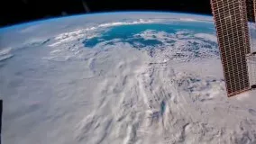 چهره واقعی زمین از داخل ایستگاه فضایی ISS