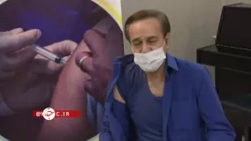 خوانندگی محمدرضا گلریز بعد از تزریق واکسن کرونا