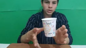 آموزش شعبده بازی با لیوان