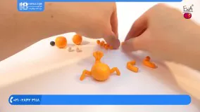 آموزش ساخت عروسک خمیری - ساخت خرچنگ