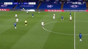 گل اول چلسی به رئال مادرید توسط تیمو ورنر در دقیقه 27