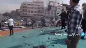 راهپیمایی خود جوش موتوری و آتش زدن پرچم رژیم صهیونیستی
