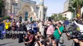مراسم خود جوش روز جهانی قدس در میدان فلسطین