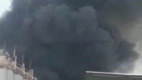 انفجار مهیب شرکت تاژ در قزوين