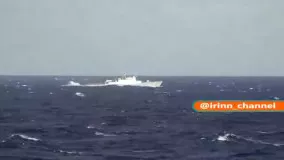 حضور ناوشکن تمام ایرانی ارتش در اقیانوس اطلس