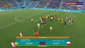 خلاصه بازی سوئد 3 - لهستان 2