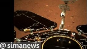 واضح‌ ترین تصویر از محل فرود مریخ‌ نورد چینی