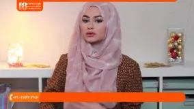 آموزش بستن شال و روسری - سبک حجاب3