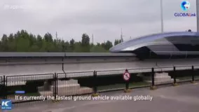 چین از اولین قطار سریع السیر جهان با سرعت ۶۰۰ کیلومتر در ساعت رونمایی کرد