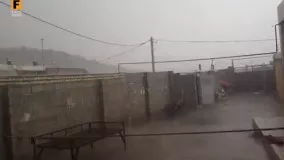 بارش سنگین باران در پل‌ دختر ، حوزه آبریز سد کرخه