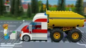 ماشین بازی کودکانه: ماشین پلیس در تعقیب بولدوزر