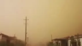 وقوع طوفان وحشتناک شن در چین