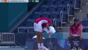 حرکت زشت مرد شماره یک تنیس